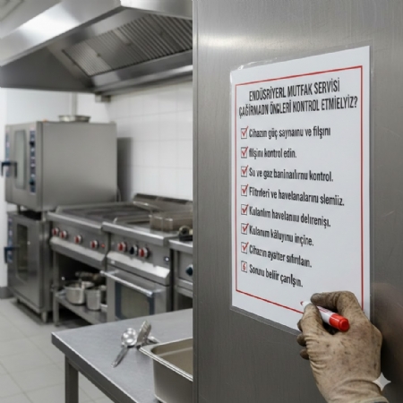 Endüstriyel Mutfak Servisi Çağırmadan Önce Neleri Kontrol Etmeliyiz